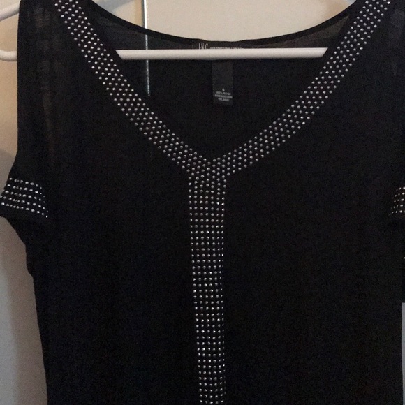 INC GLITTER BLOUSE - Picture 3 of 4